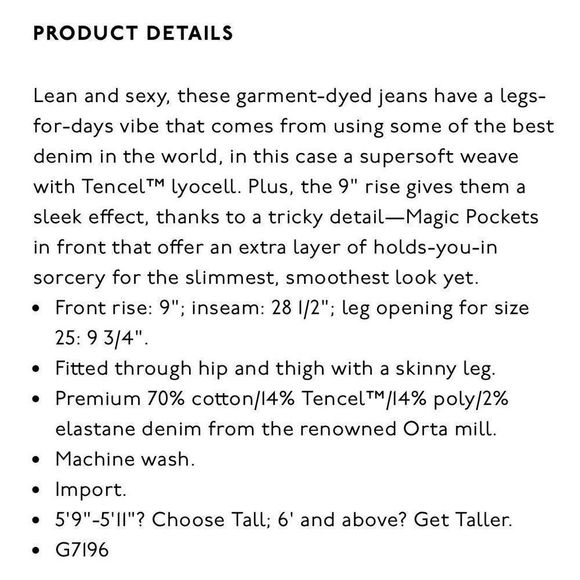 Madewell 9” high rise skinny jeans raw hem size 28 - Picture 11 of 11